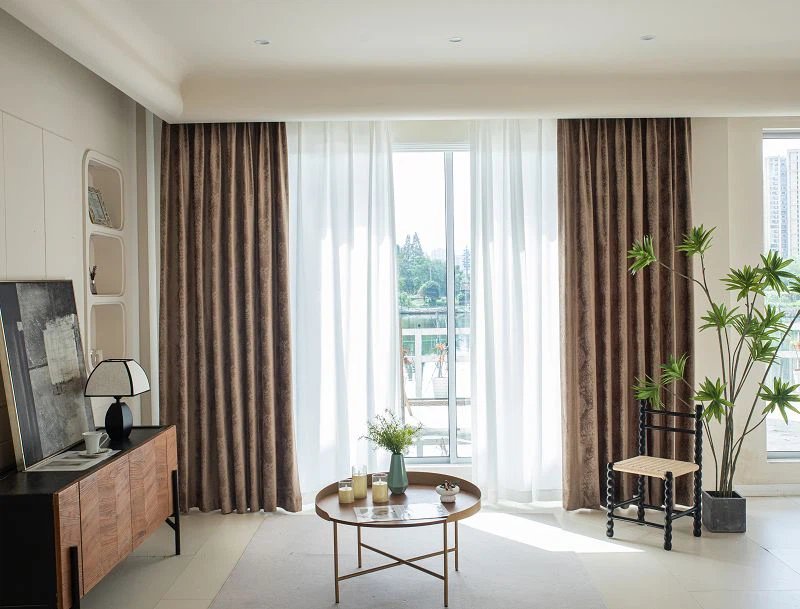 Samta aizkars ar marmora rakstu un laminēšanu